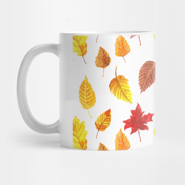 Autumn leaves pattern by katerinamk